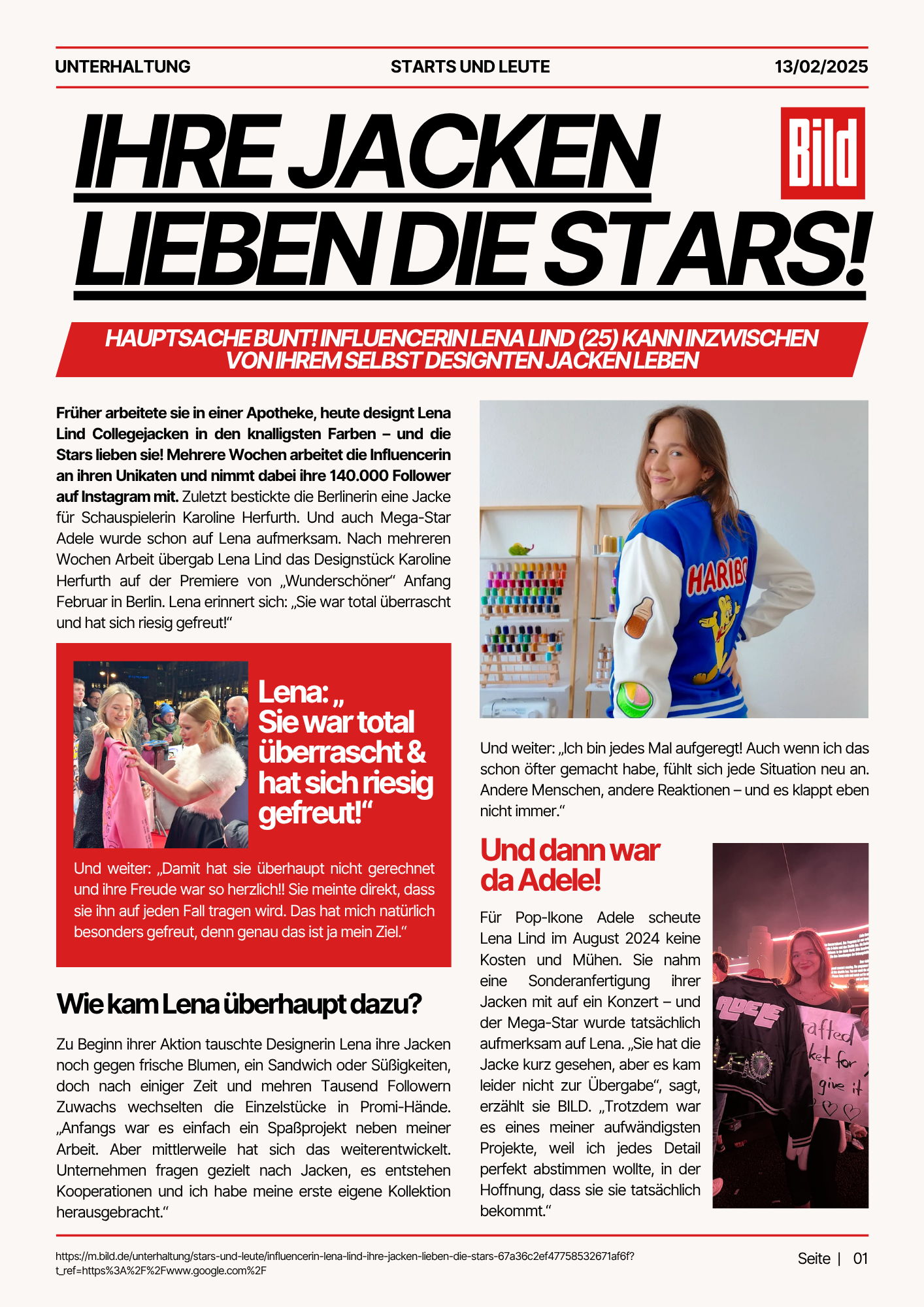 BILD Zeitungsartikel